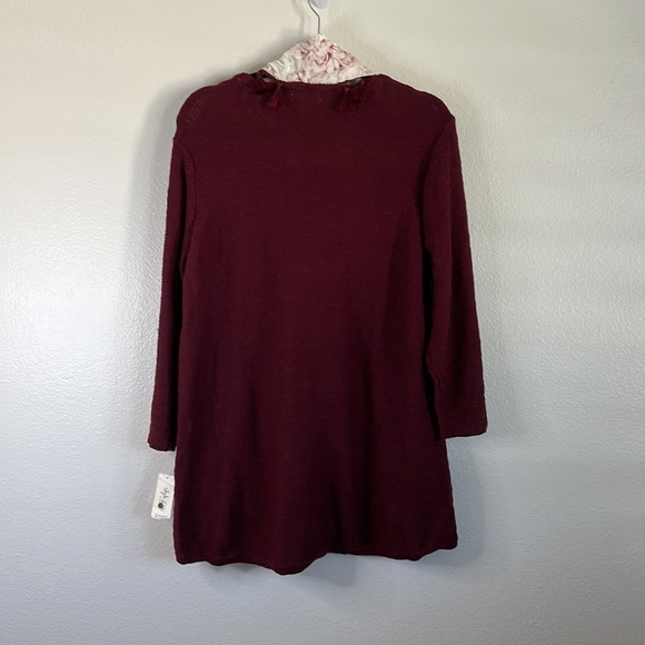 NWT Style&Co Red Knit Sweater w/ Infinity Scarf sz 1X - Picture 12 of 12